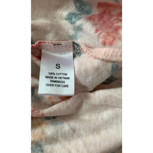 Pac Sun Me To We Sleeveless Crop Top Shirt Blouse Floral Small S Excellent - Picture 6 of 7